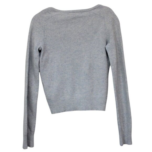 Express Sweater Size Large 100% Lambs Wool Knit Argyle Preppy Pastel V-Neck - Picture 9 of 13